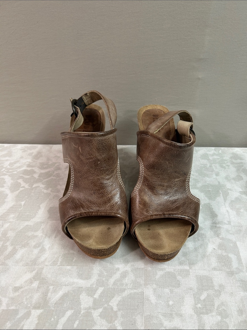 DKODE Leather Sandal Heels sz 41
